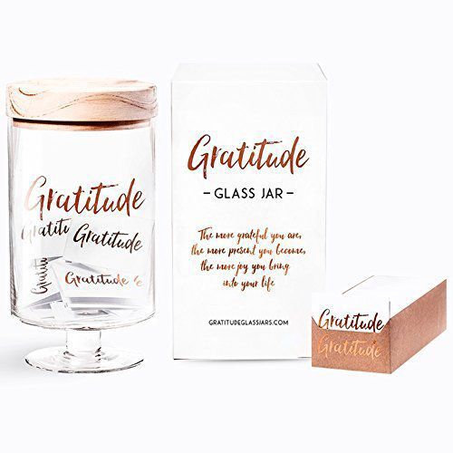 Gratitude Glass Jar